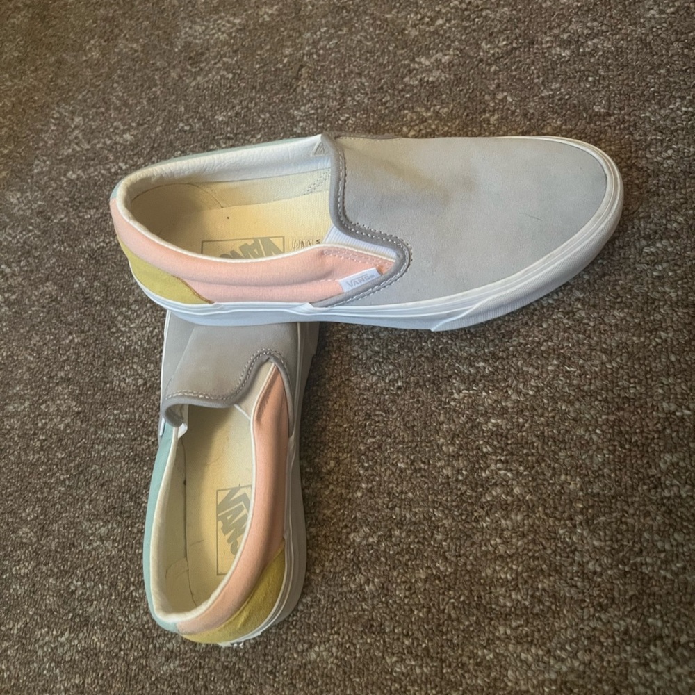 Pastel Color Block Vans - image 4